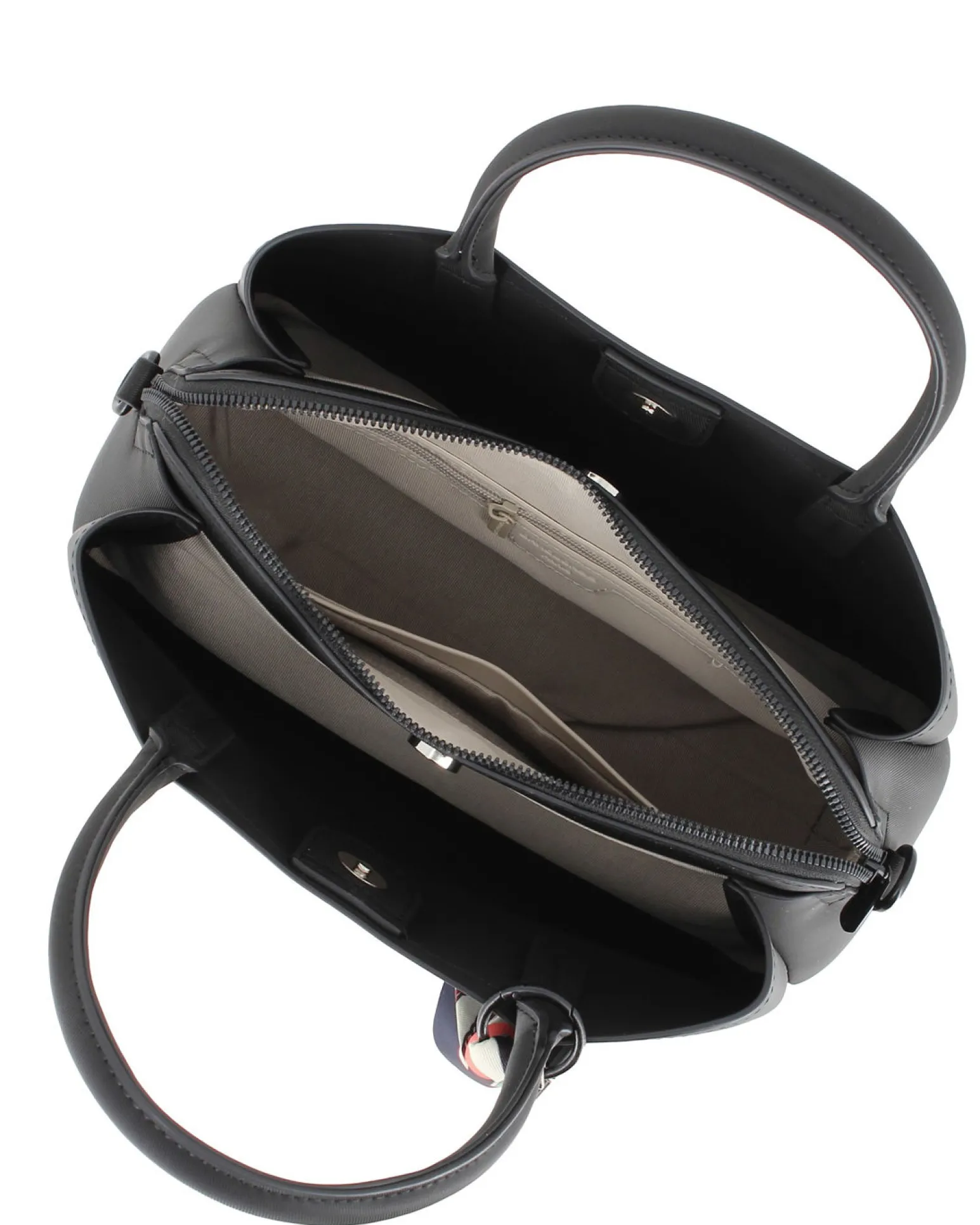 BORSA A MANO 2MANICI C/CHARM+FOULARD