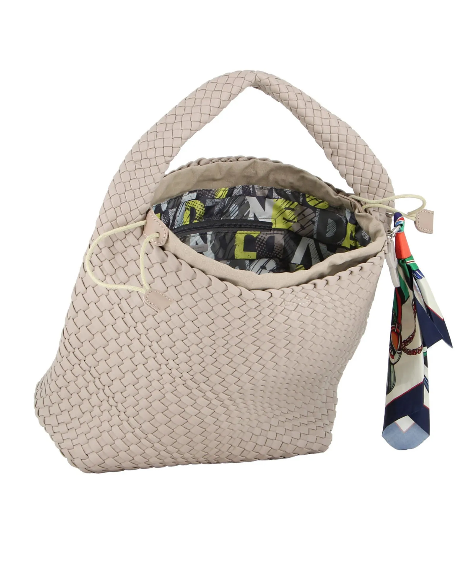 BORSA A SPALLA 1MAN.INTRECC. C/FOULARD