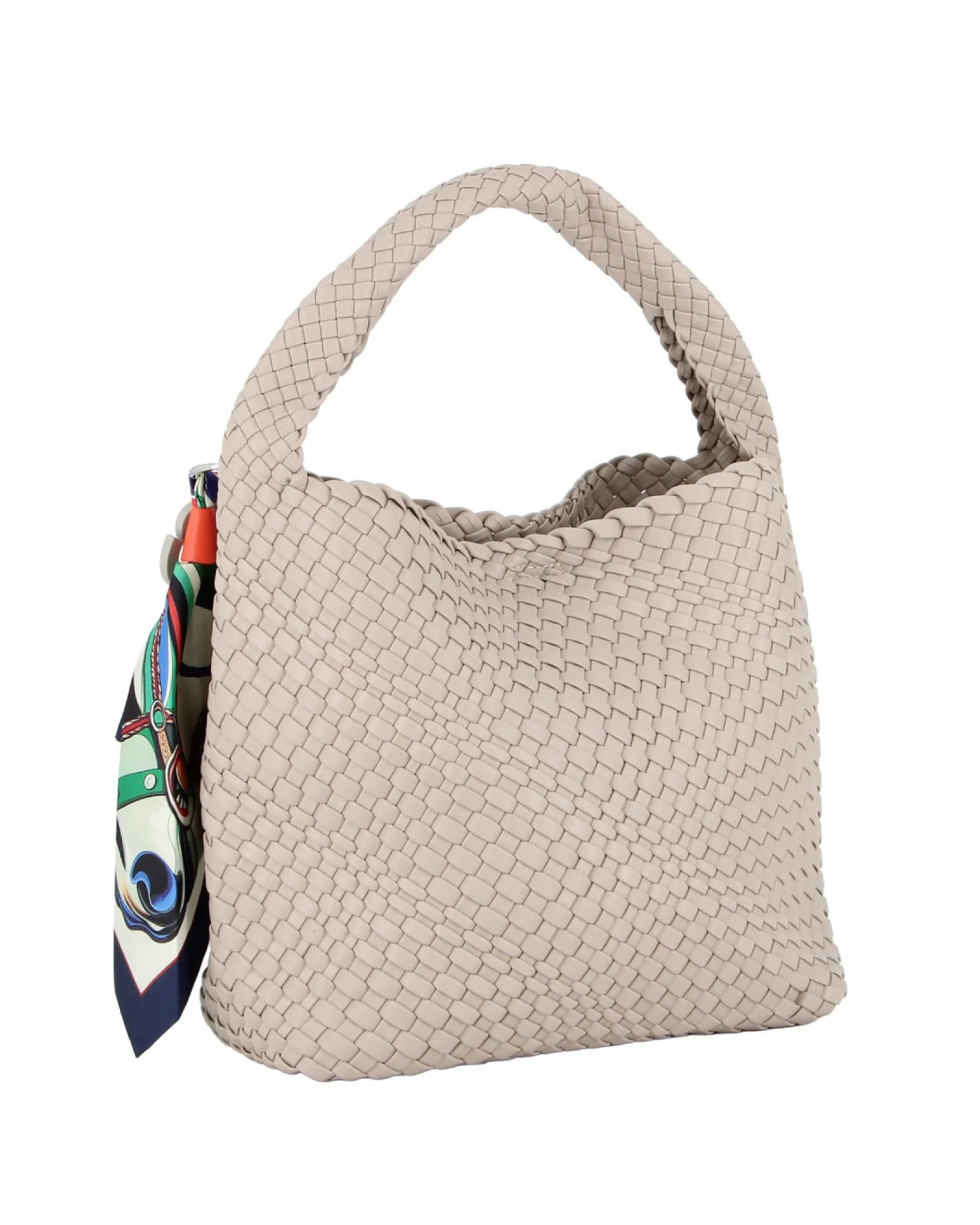 BORSA A SPALLA 1MAN.INTRECC. C/FOULARD