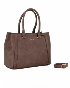 BORSA ECOPELLE 2MAN.C/RIPORTI SAFFIANO