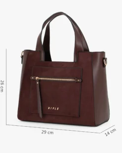 BORSA 2MAN.C/PARTE FRONT.SCAMOS+ZIP