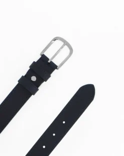 BREZZA DI MARE - Cinta ragazzo blu in VERA PELLE, MADE IN ITALY