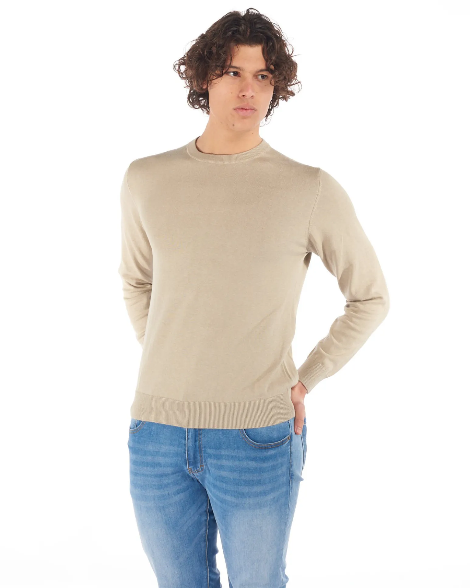 BREZZA DI MARE - MAGLIA MANICA LUNGA GIROCOLLO
