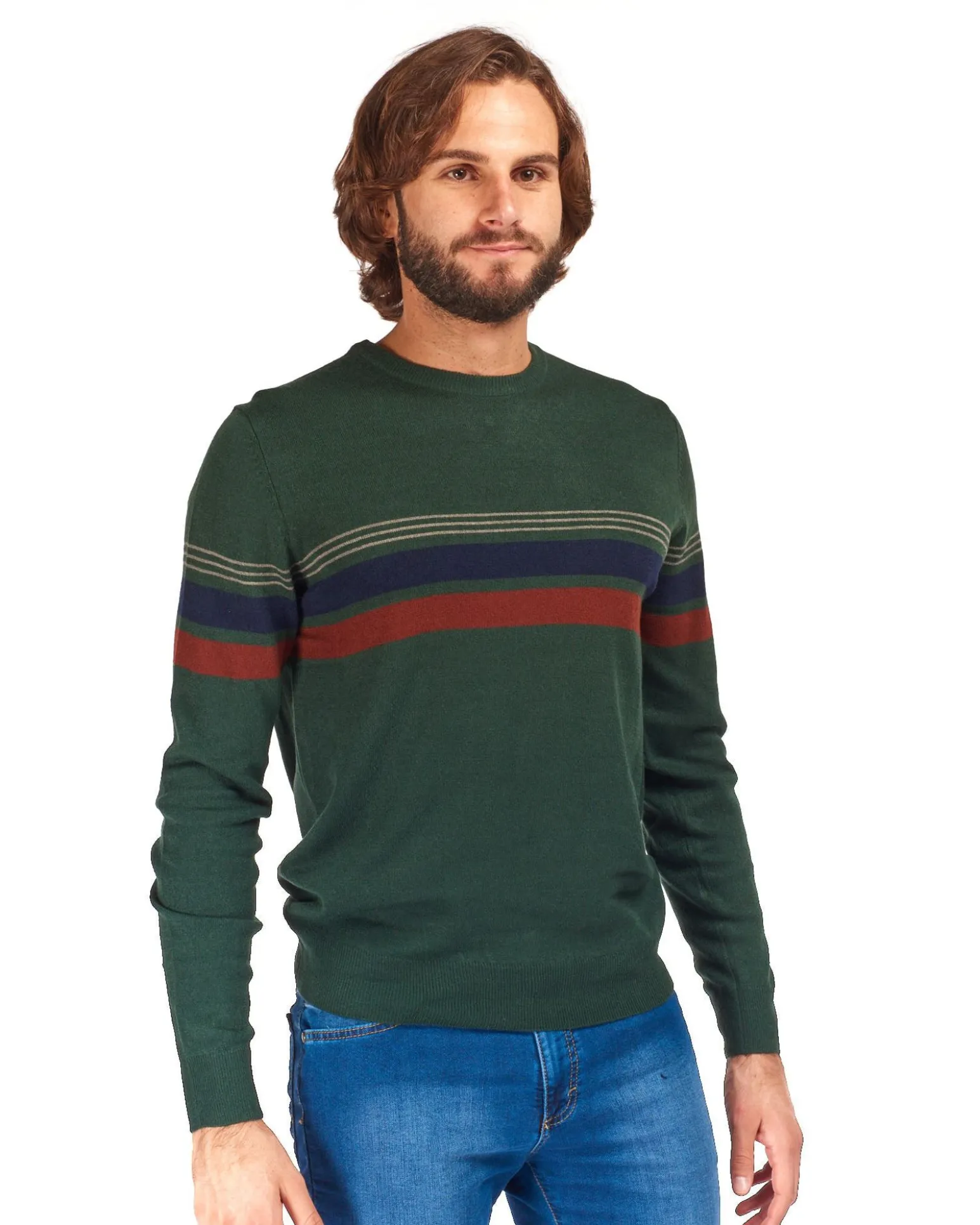 BREZZA DI MARE - MAGLIA MANICA LUNGA FINEZZA 12 RIGA CENTRALE