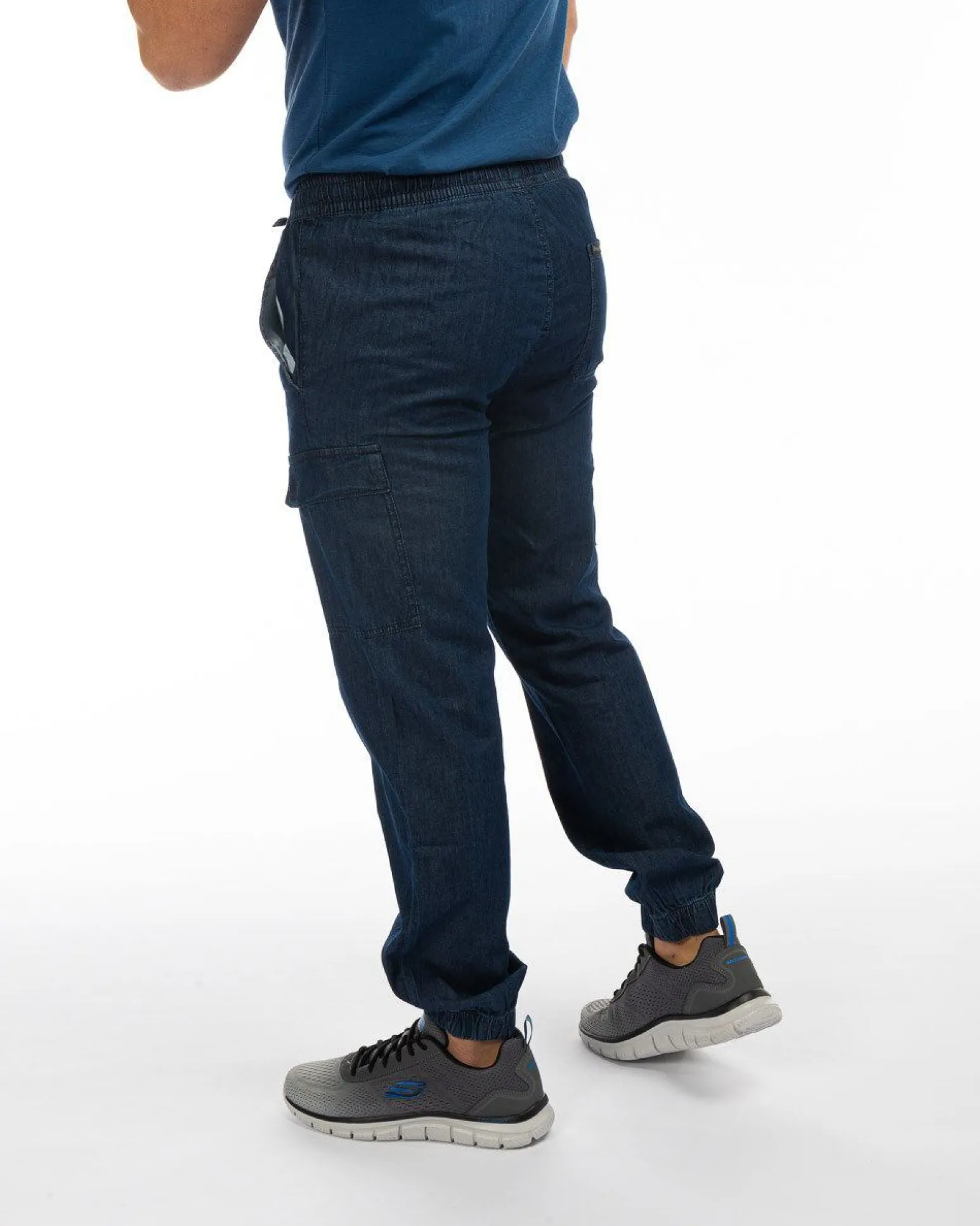 BREZZA DI MARE - UOMO PANTALONE DENIM CON TASCONI