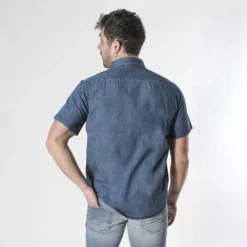 BREZZA DI - UOMO CAMICIA MANICA CORTA DENIM