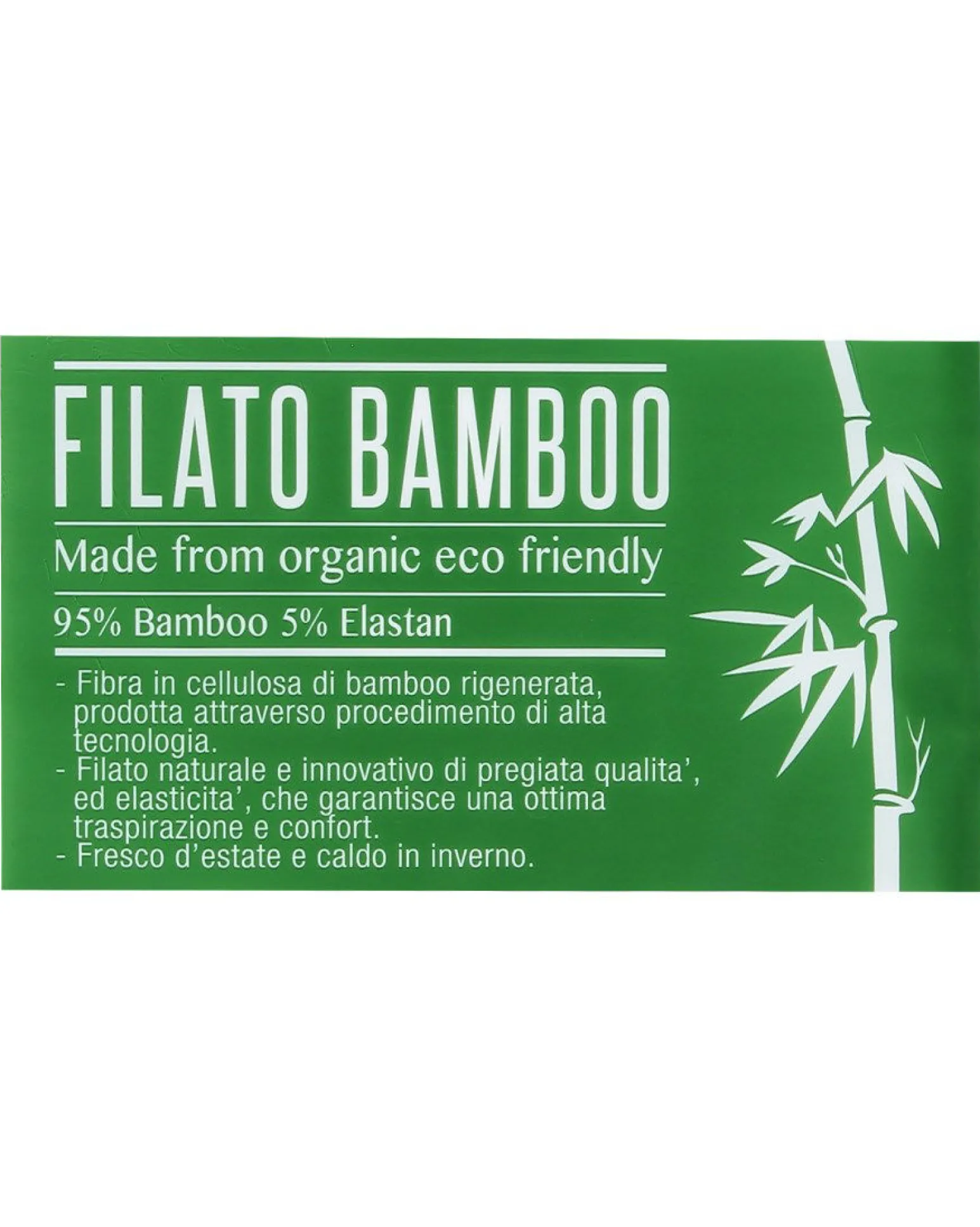BROKER'S - Tshirt mezza manica con scollo a girocollo BAMBOO verde