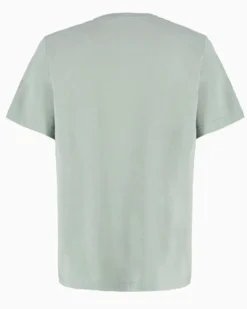 BROKER'S - Tshirt mezza manica verde salvia