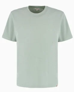 BROKER'S - Tshirt mezza manica verde salvia
