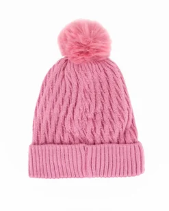 BRUGI - CAPPELLO ROSA DA DONNA CON PON PON  -  ZH2H-6435_286