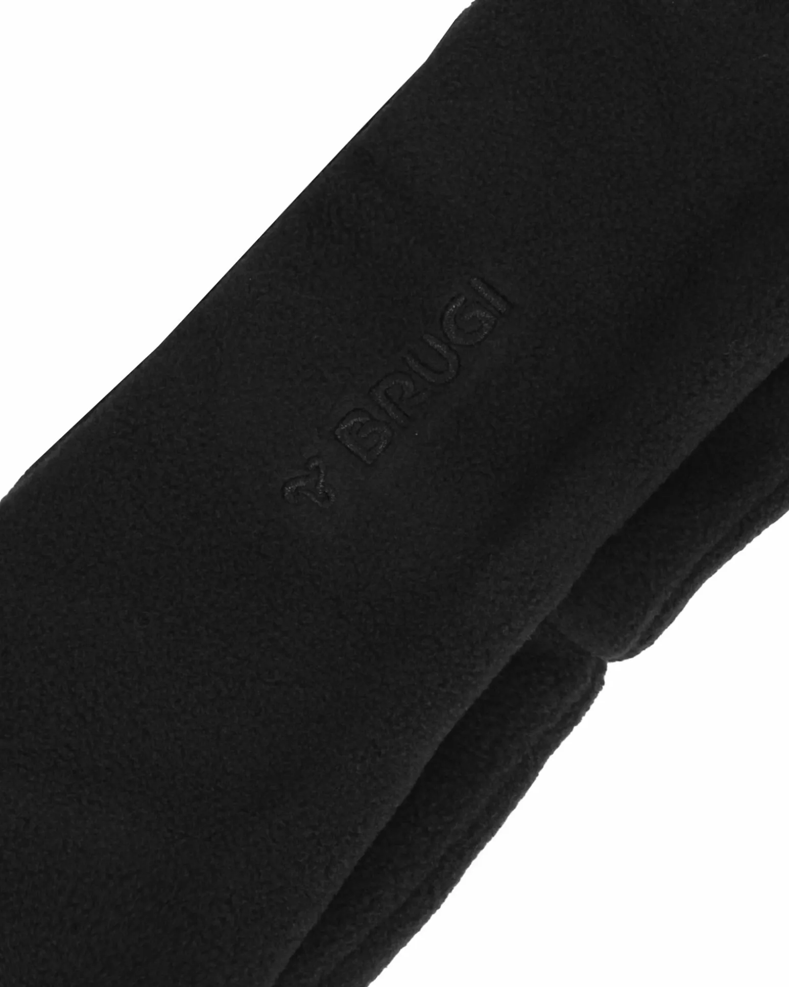 BRUGI - Fascia sci nera da uomo in pile