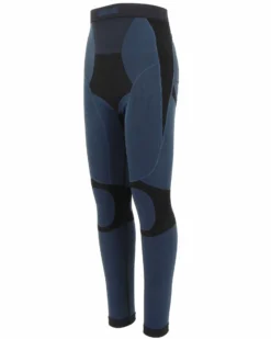 BRUGI -LEGGINGS TERMICO KIDS BLU E NERO TRASPIRANTE SENZA CUCITURE -9GZI-T365_KA5