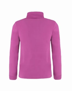 BRUGI - MICROPILE ROSA CICLAMINO MEZZA ZIP PER RAGAZZI