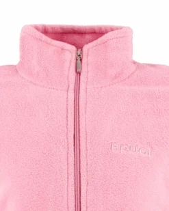 BRUGI - MICROPILE ROSA MEZZA ZIP PER BAMBINI