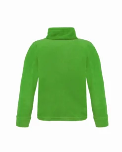 BRUGI - MICROPILE VERDE MEZZA ZIP PER BAMBINI
