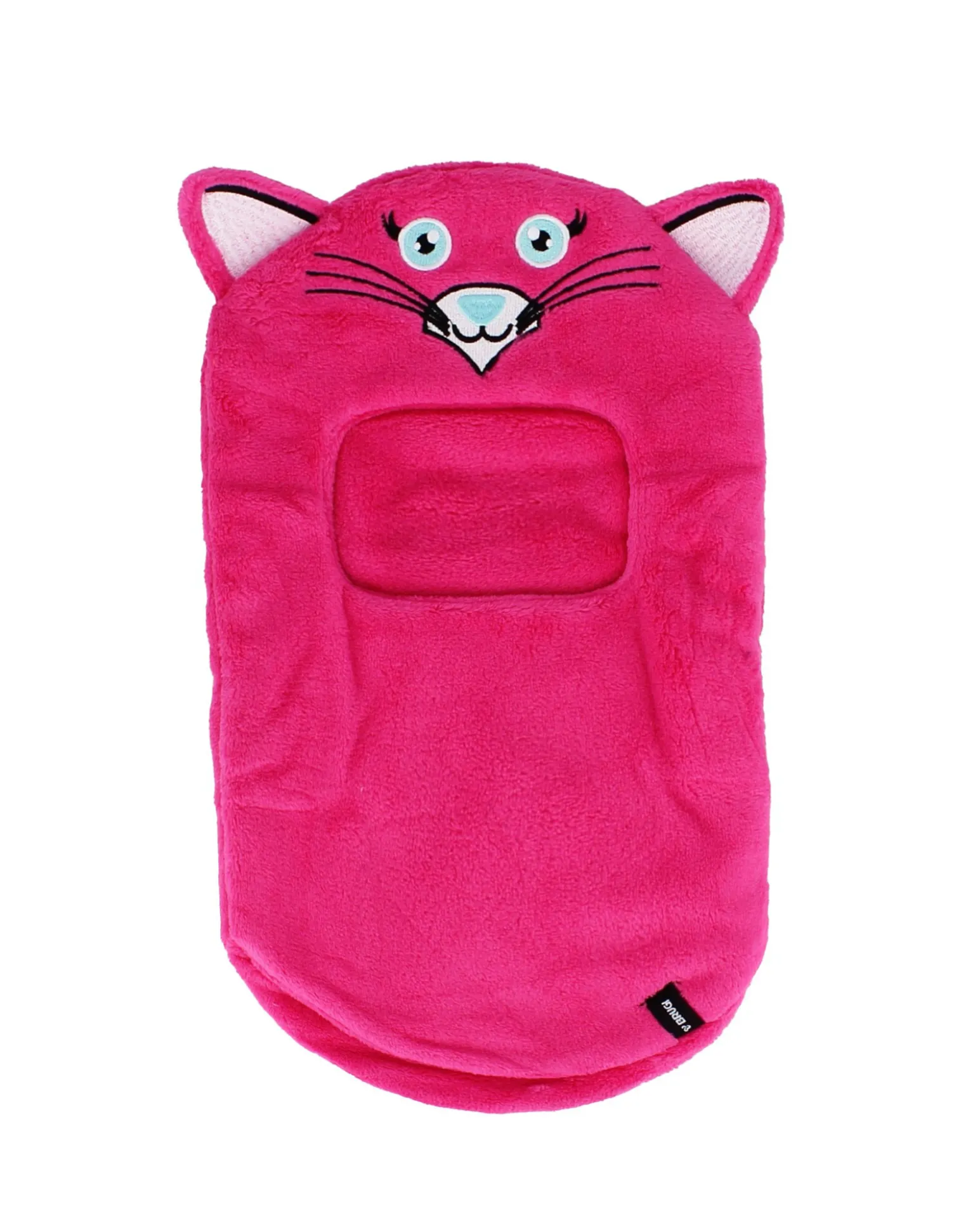 BRUGI - Passamontagna gatto fucsia da bambina in pile