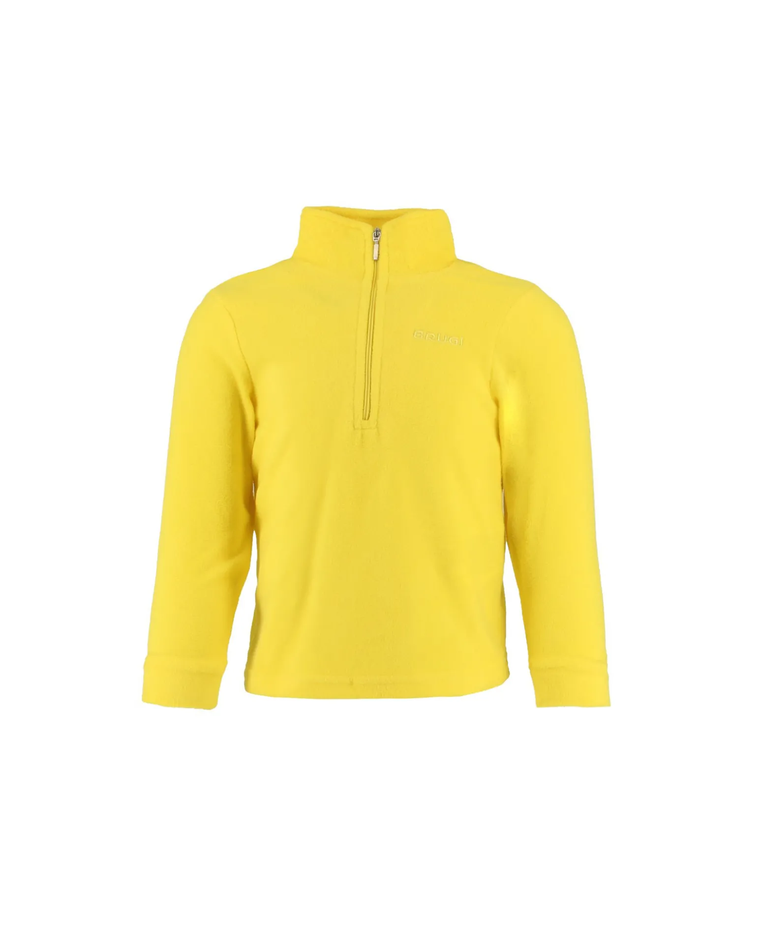 BRUGI - Pile da bambino giallo con mezza zip frontale