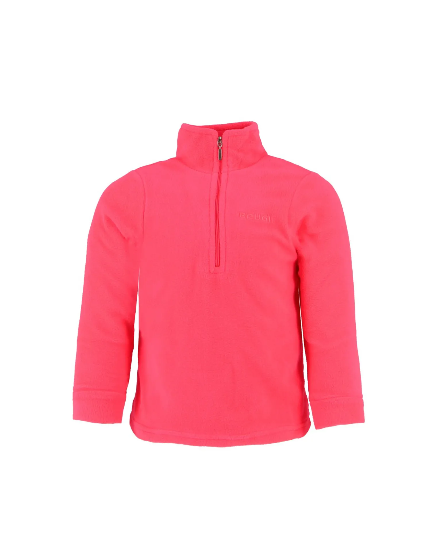 BRUGI - Pile da bambino rosa con mezza zip frontale