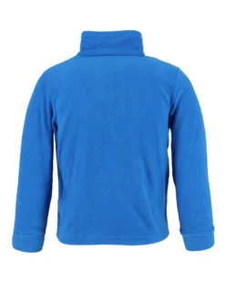 BRUGI - Pile da ragazzo blu con mezza zip frontale