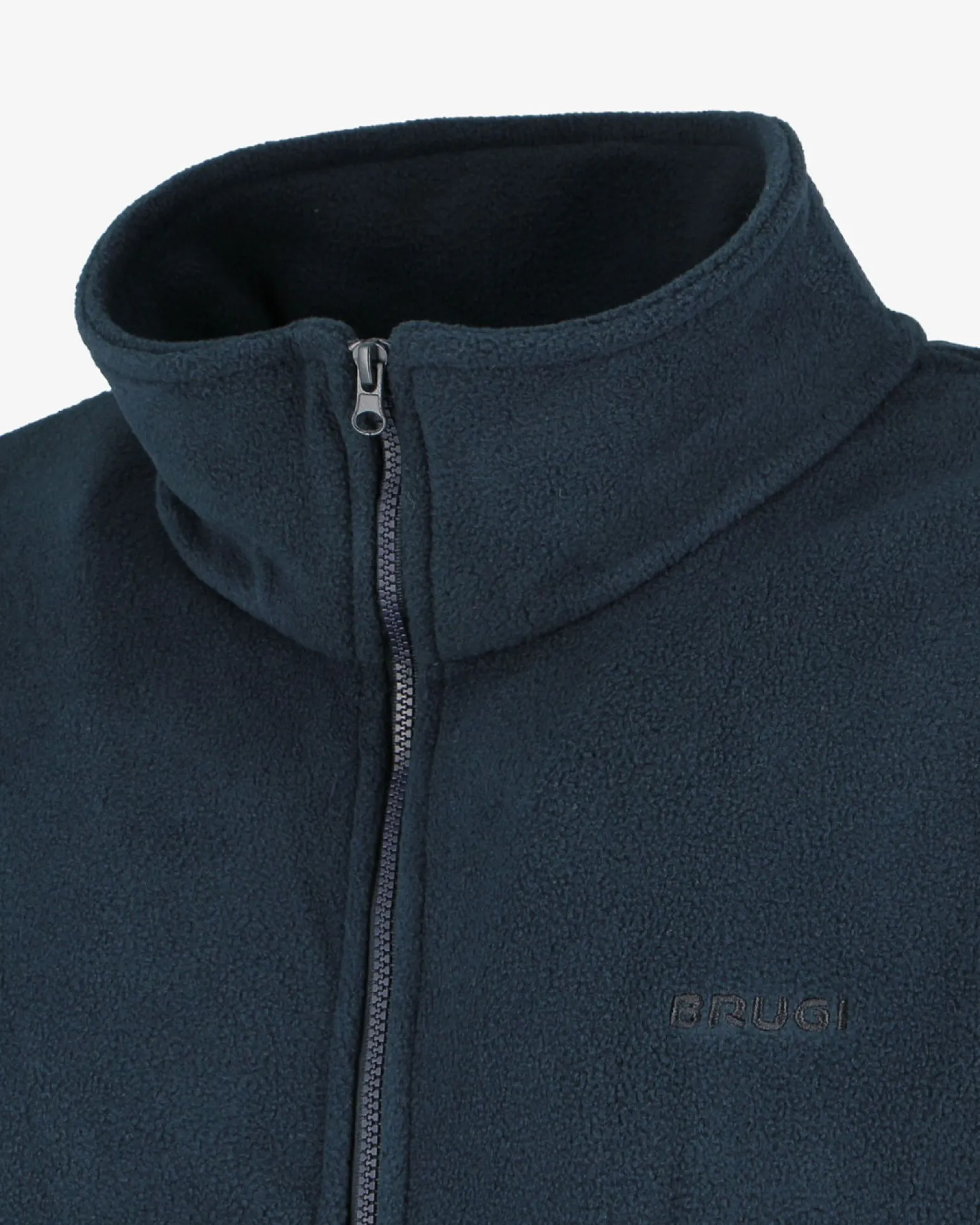 BRUGI - PILE FULL ZIP UOMO BLU, 9GZA-TZ17-956