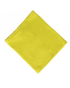 BRUGI - Scaldacollo in pile da uomo giallo con coulisse regolabile