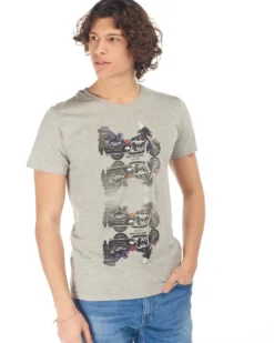 B-SOUL - UOMO TSHIRT MEZZA MANICA MOTO
