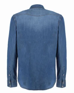 CAMICIA JEANS SABBIATO MEDIO