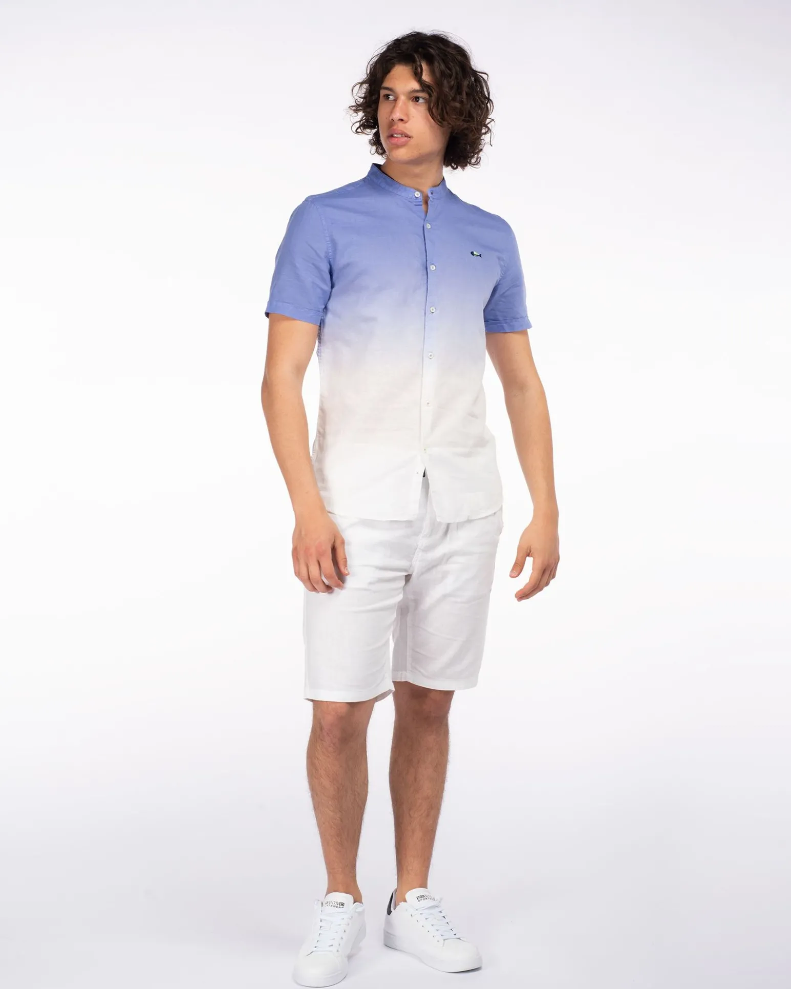 CAMICIA LINO MEZZA MANICA