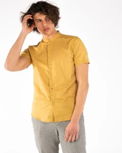 CAMICIA MANICA CORTA 100%LINO