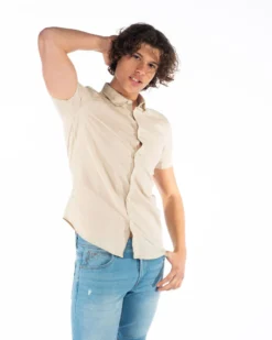 CAMICIA MANICA CORTA LINO CC