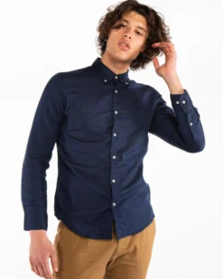 CAMICIA MANICA LUNGA BOTTON DOWN LINO