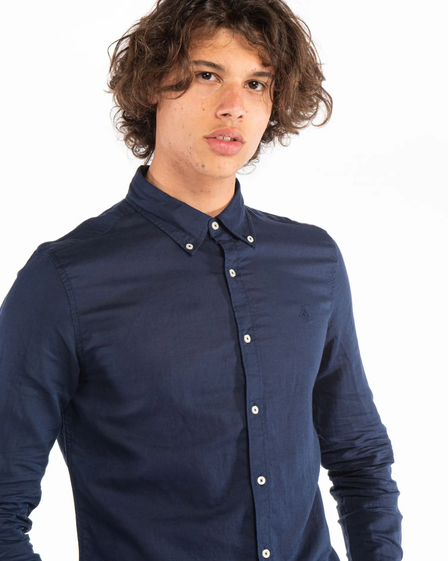 CAMICIA MANICA LUNGA BOTTON DOWN LINO