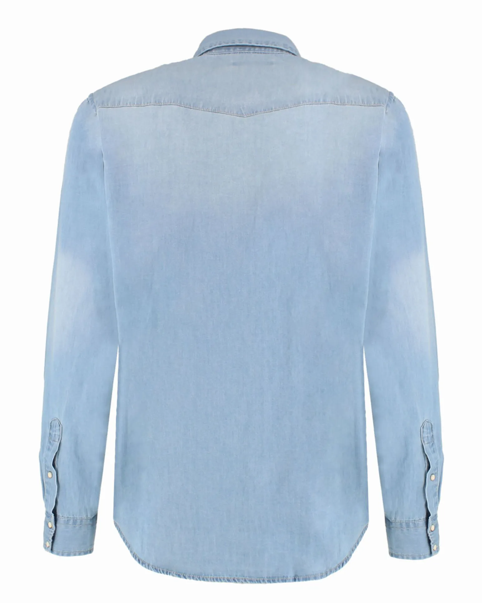 CAMICIA MANICA LUNGA JEANS SABBIATO CHIA