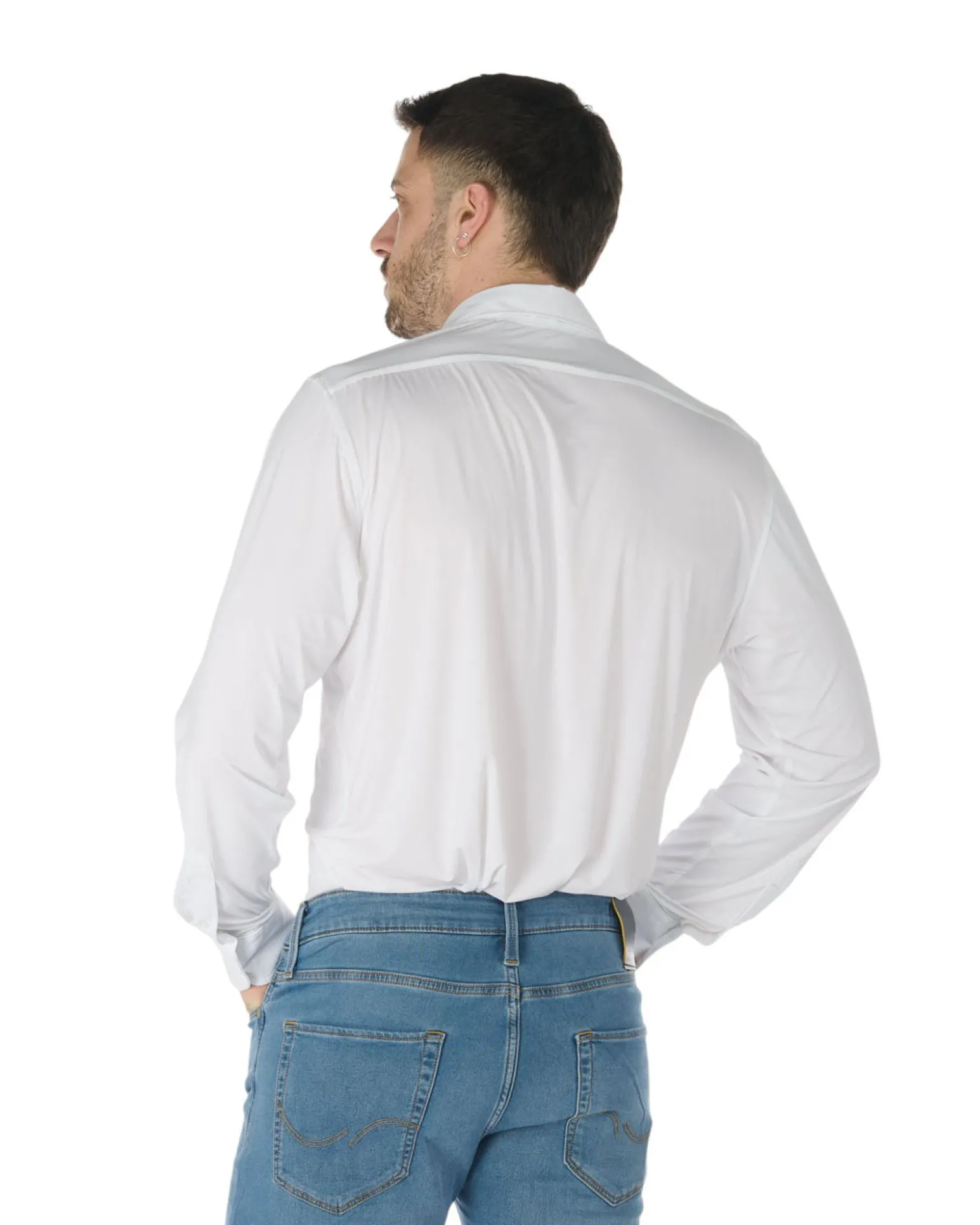 CAMICIA MANICA LUNGA TESSUTO TECNICO
