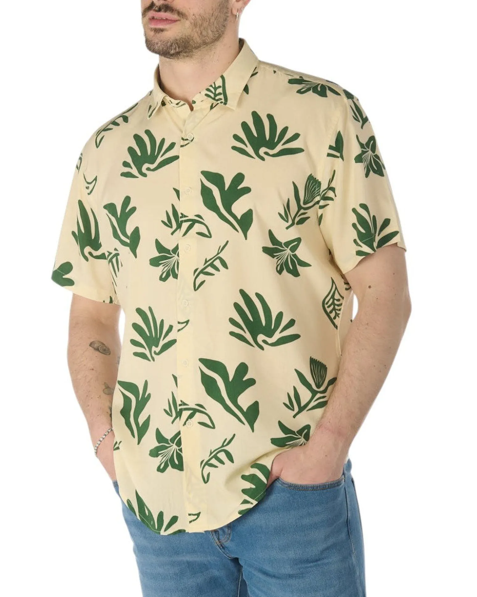 CAMICIA MEZZA MANICA FANTASIA