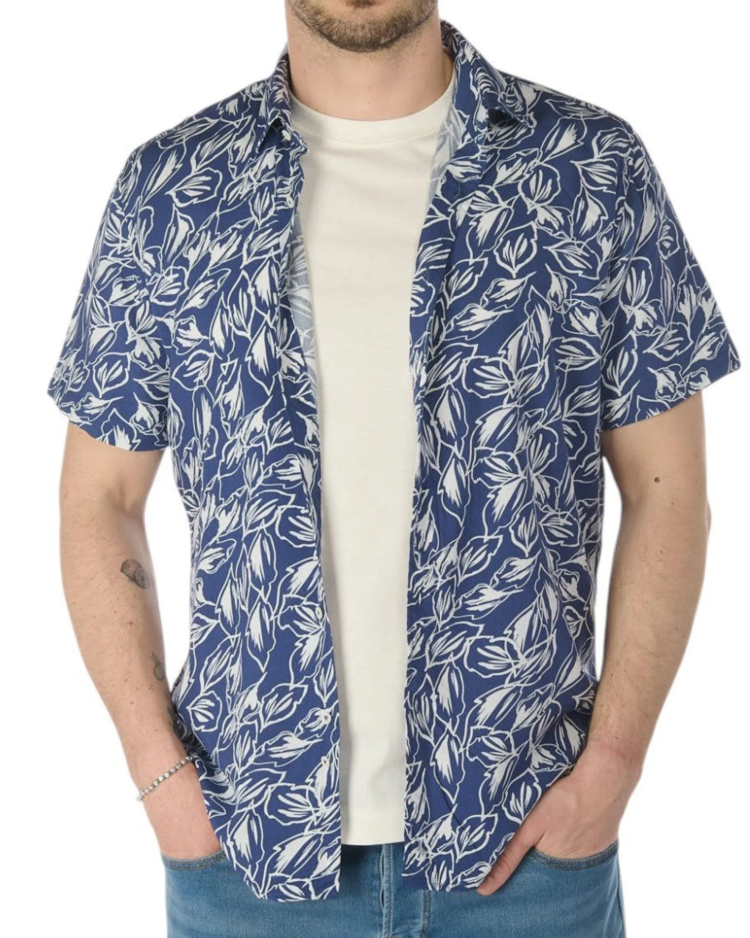CAMICIA MEZZA MANICA FANTASIA