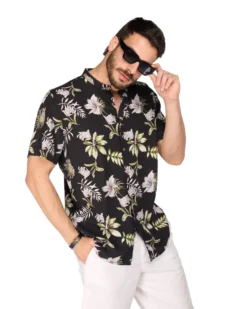 CAMICIA MEZZA MANICA FANTASIA