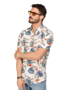 CAMICIA MEZZA MANICA FANTASIA