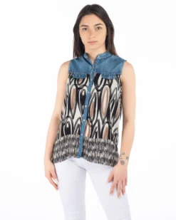 CAMICIA SMANICATA