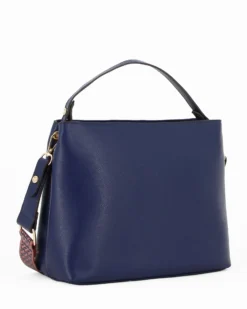 CARRERA - Borsa blu con un manico