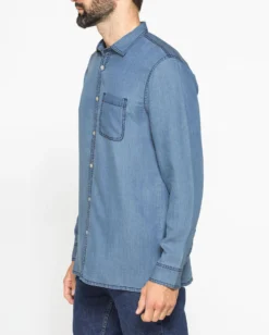 CARRERA - Camicia jeans manica lunga blu chiaro