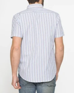 CARRERA - Camicia manica corta botton down con taschino