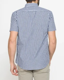 CARRERA - Camicia manica corta botton down con taschino