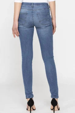 CARRERA - DONNA LEGGINGS JEANS DENIM CHIARO SUPER STRETCH