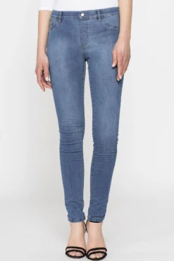 CARRERA - DONNA LEGGINGS JEANS DENIM SCURO SUPER STRETCH