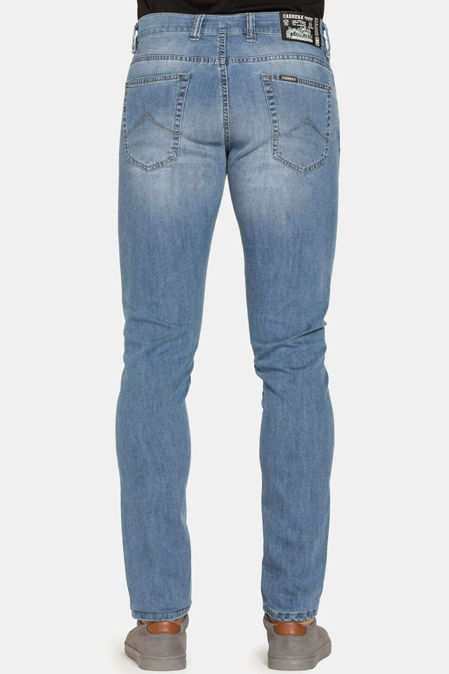 CARRERA - JEANS 5 TASCHE ELASTICIZZATO SABBIATO MEDIO