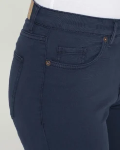 CARRERA - LEGG-JEANS BLU DONNA 5 tasche con zip