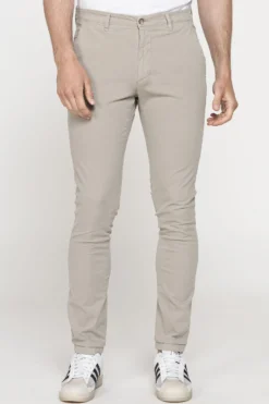 CARRERA - PANTALONE BEIGE COTONE TASCA AMERICA SLIM FIT