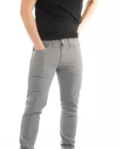 CARRERA - Pantalone da uomo slim fit grigio in cotone elasticizzato