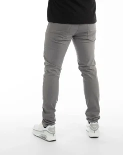 CARRERA - Pantalone da uomo slim fit grigio in cotone elasticizzato